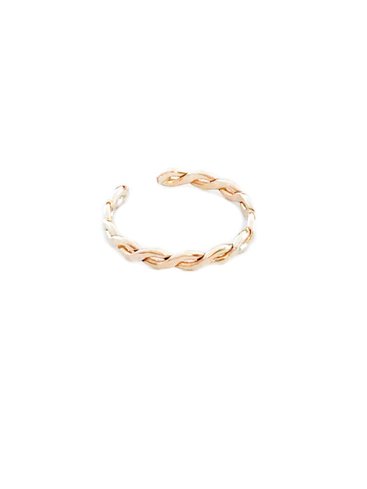 Braided Band Toe Ring | 14kt Gold Filled Sterling Silver | Light Years
