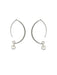 Modern Freshwater Pearl Earrings | Sterling Silver Gold | Light Years
