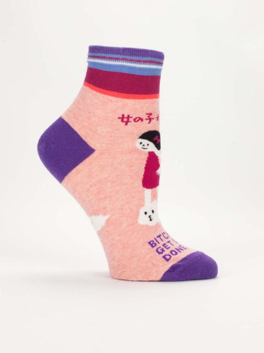 B*tches Get Stuff Done Ankle Socks | Blue Q | Light Years Jewelry