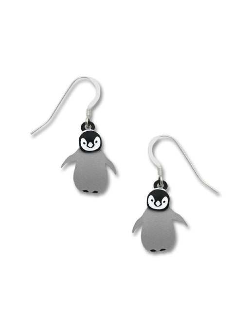 Baby Penguin Dangles Sienna Sky | Sterling Silver Earrings | Light Years