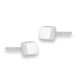 Polished Cube Stud Earrings, $10 | Sterling Silver Posts | Light Years