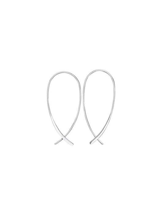 Loop Ear Threaders Earrings | Sterling Silver | Light Years Jewelry