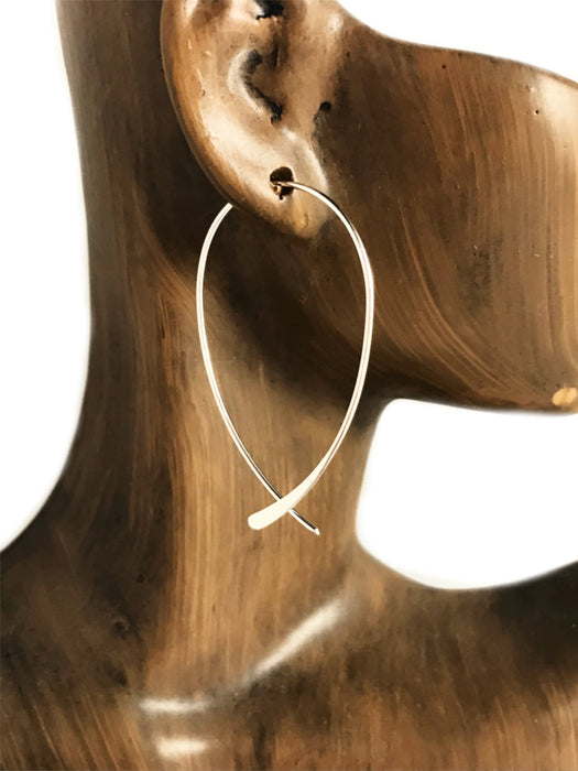 Loop Ear Threaders Earrings | Sterling Silver | Light Years Jewelry