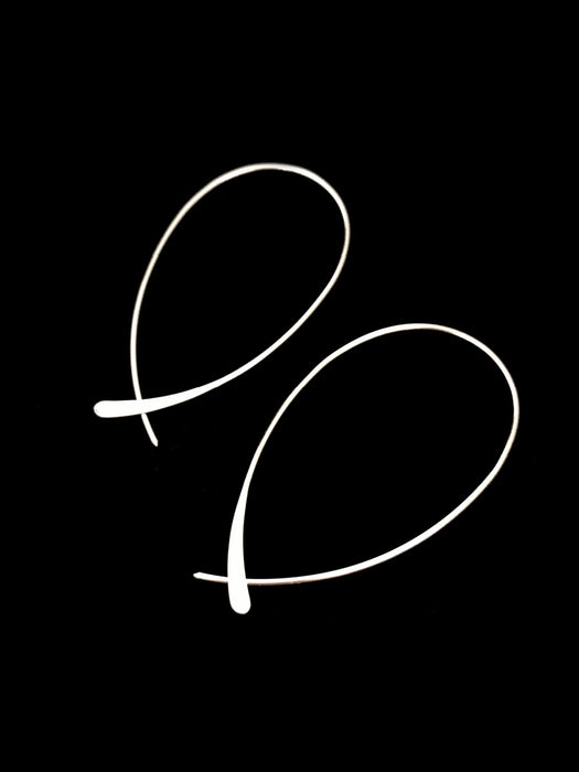 Loop Ear Threaders Earrings | Sterling Silver | Light Years Jewelry
