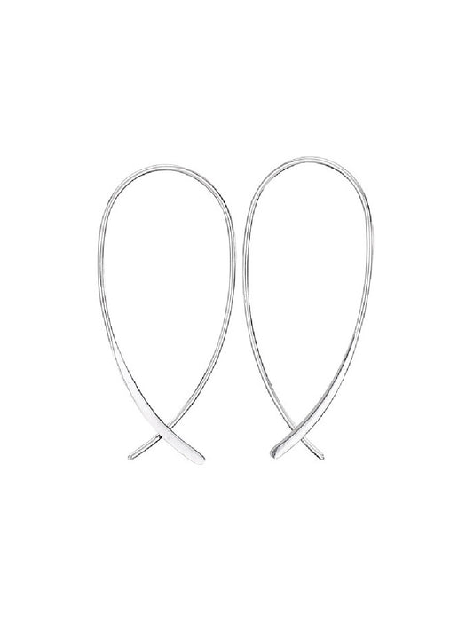 Loop Ear Threaders Earrings | Sterling Silver | Light Years Jewelry