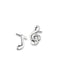 Music Note Posts | Sterling Silver Studs Earrings | Light Years Jewelry