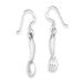 Fork & Spoon Dangle Earrings | Sterling Silver | Light Years Jewelry