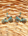Flower Basket Bicycle Dangles by Sienna Sky | Sterling Silver Earrings | Light Years