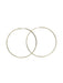 Large Gold Plated Endless Hoops | Fashion Earrings | Light Years Jewelry