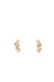 Cascading CZ Post Earrings | Gold Silver Plated Studs | Light Years