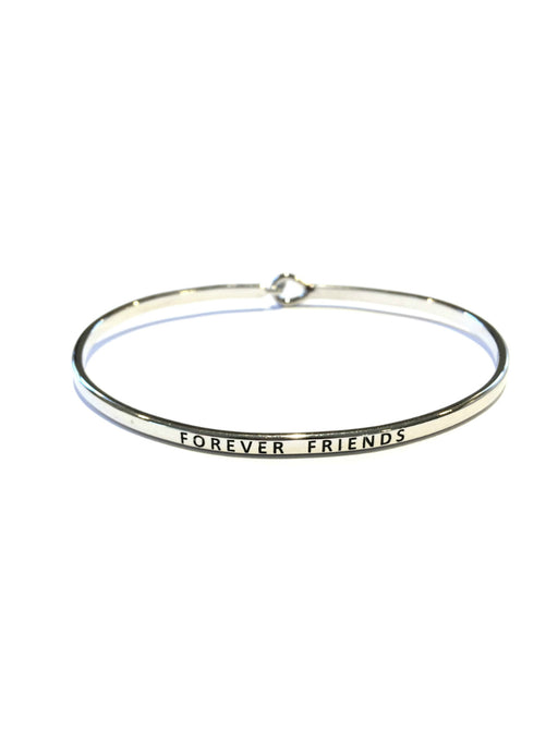 "Forever Friends" Cuff Bracelet | Silver Plated | Light Years Jewelry