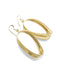 Twisted Oval Statement Dangle Earrings | 14kt Gold Fill | Light Years