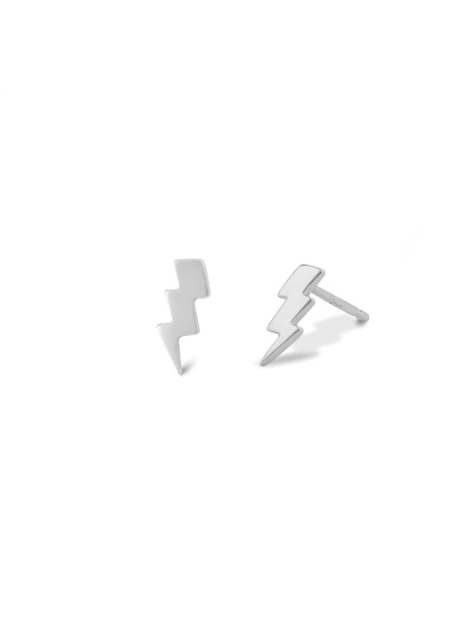 Lightning Bolt Posts | Sterling Silver Stud Earrings | Light Years