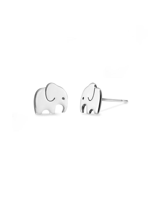 Cute Elephant Posts by boma | Sterling Silver Studs Earrings