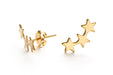 Star Cluster Posts Earrings| Silver Gold Plated Studs | Light Years