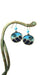 Blue Mountain Range Dangles Earrings by Adajio | Light Years Jewelry