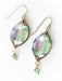 Crisp Autumn Wrapped Crystal Dangles | Handmade Earrings | Light Years