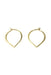Lotus Petal Hoops | Gold Vermeil | Light Years Jewelry
