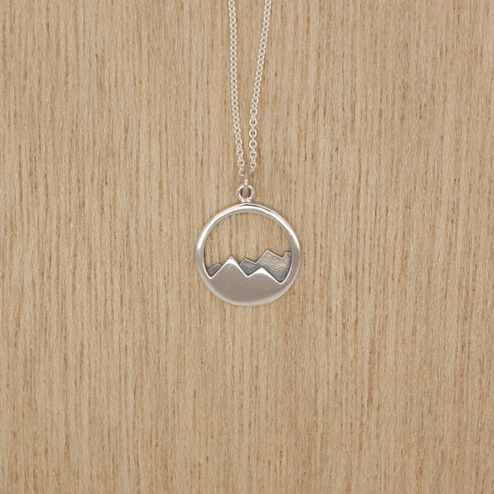 Mountain Range Necklace, $38 | Sterling Silver | Light Years Jewelry