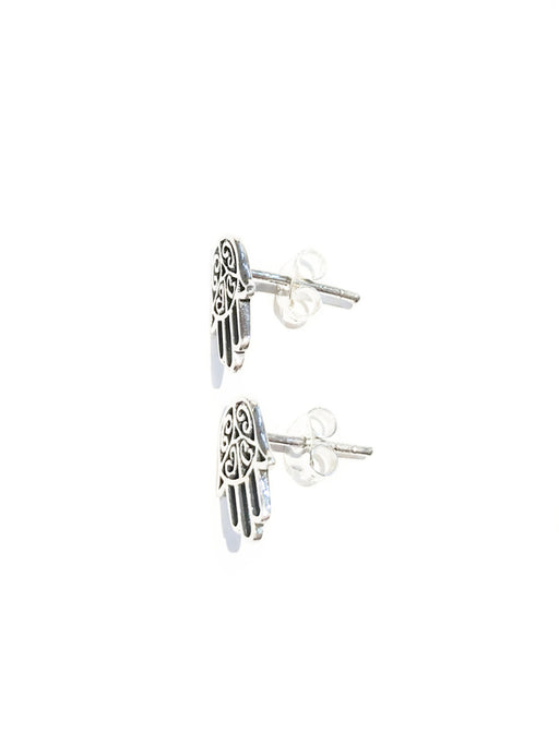Hamsa Posts | Sterling Silver Studs Earrings | Light Years Jewelry