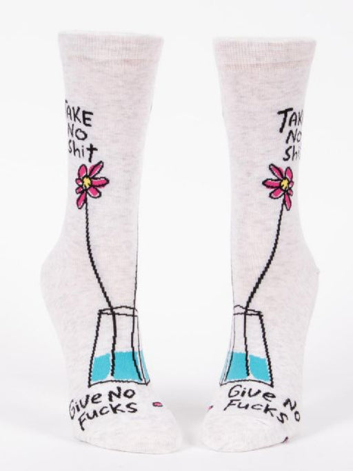 Take No Sh*t Women's Crew Socks | Gifts & Accessories | Light Years