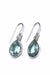 Blue Topaz Teardrop Dangles, $18 | Sterling Silver Earrings | Light Years