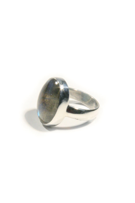 Labradorite Cabochon Ring, $34 | Sterling Silver | Light Years Jewelry