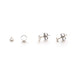 Geometric Stud Combination Set | Silver or Gold Post | Light Years