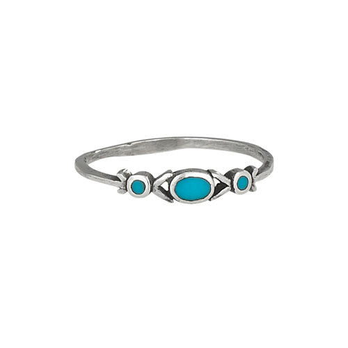 Turquoise Ring | Sterling Silver Size 5 6 7 8 9 | Light Years Jewelry