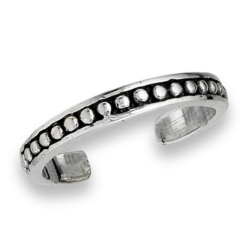 Dot Band Toe Ring | Sterling Silver | Light Years Jewelry