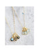 Gemstone Trio Necklace | 14kt Gold Filled Chain Pendants | Light Years