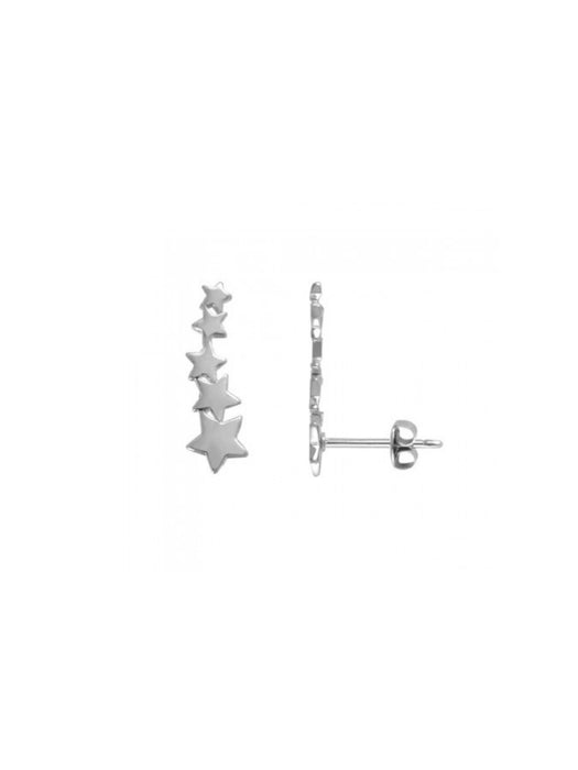 Shooting Star Climber Posts | Sterling Silver Stud Earrings | Light Years