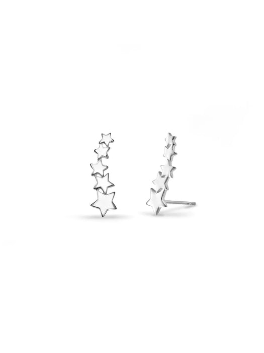 Shooting Star Climber Posts | Sterling Silver Stud Earrings | Light Years