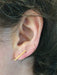 Long Slender Bar Posts | Sterling Silver Studs Earrings | Light Years