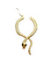 Snake Statement Hoop Earrings | Gold Fashion Jewelry | Light Years