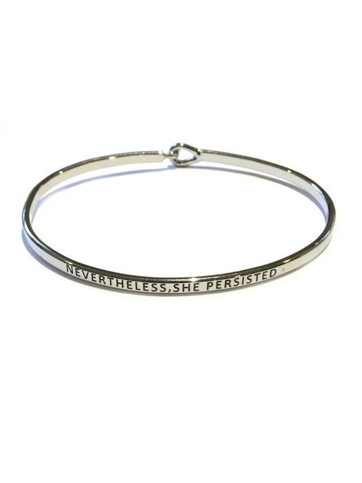 "Nevertheless..." Quote Bracelet | Gold or Silver Plated | Light Years