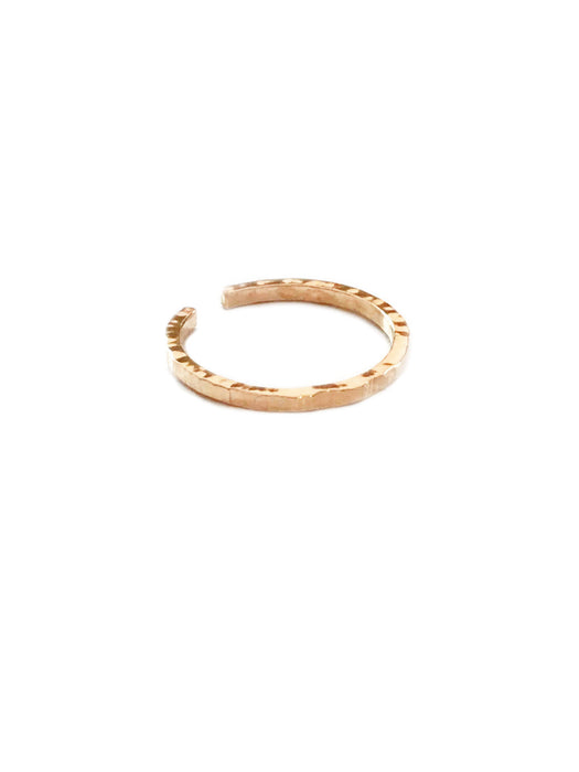 Textured Band Toe Ring | 14kt Gold Filled USA Made | Light Years Jewelry