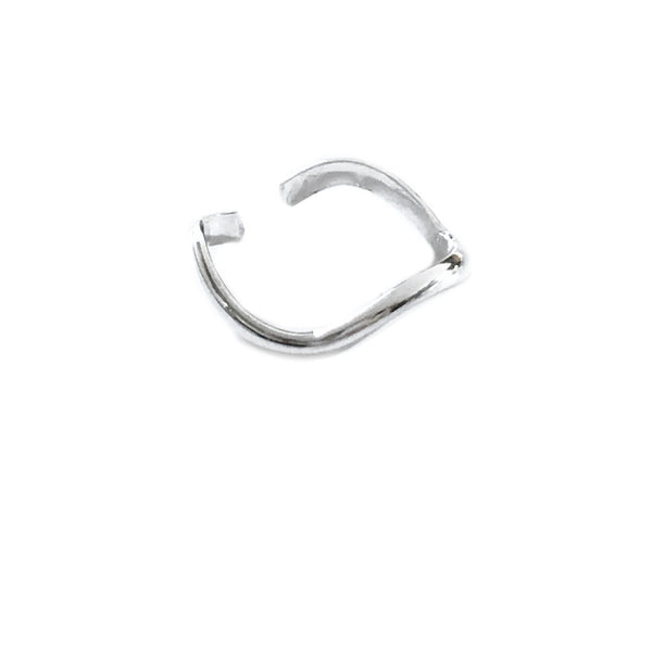 Wavy Band Toe Ring | Sterling Silver Gold Filled | Light Years Jewelry