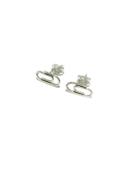 Paperclip Posts | Sterling Silver Studs Earrings | Light Years Jewelry