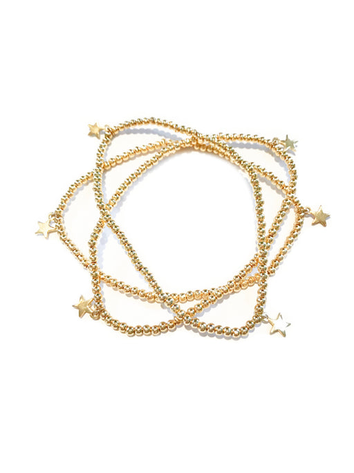 Star Stretch Bracelet Set | Gold Plated Fashion | Light Years Jewelry