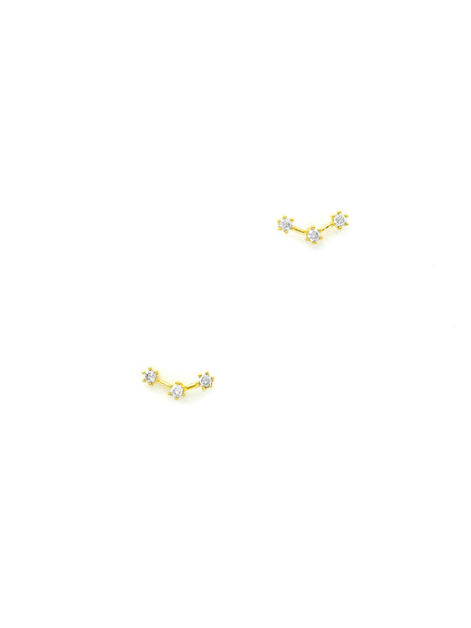 CZ Constellation Posts | Gold Silver Plated Studs Earrings | Light Years