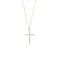 Simple Cross Necklace | Gold Silver Plated Chain Pendant | Light Years