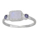 Moonstone & Iolite Ring | Sizes 5 6 7 8 9 Sterling Silver | Light Years