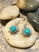 Detailed Turquoise Dangles | Sterling Silver Earrings | Light Years