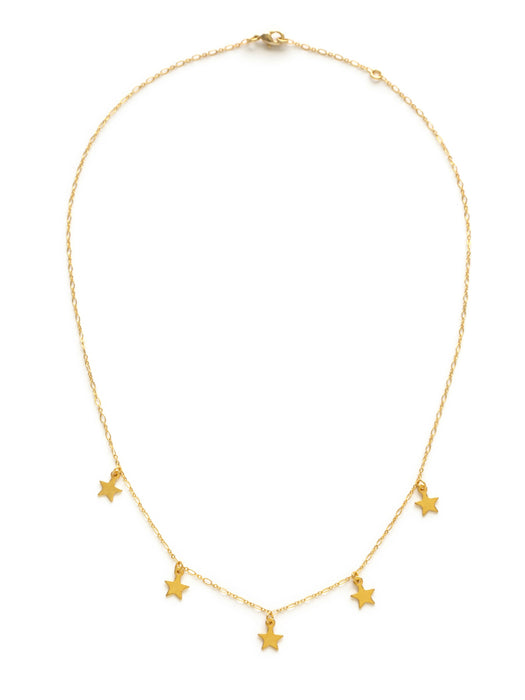Five Floating Stars Necklace by Amano Studio