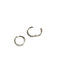 Hinged Huggie Hoops | Silver Gold Plated Earrings | Light Years Jewelry