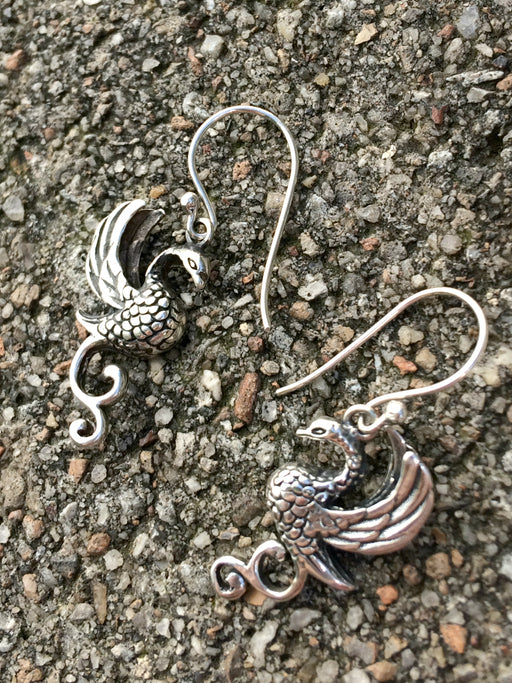 Phoenix Dangle Earrings | Sterling Silver | Light Years Jewelry