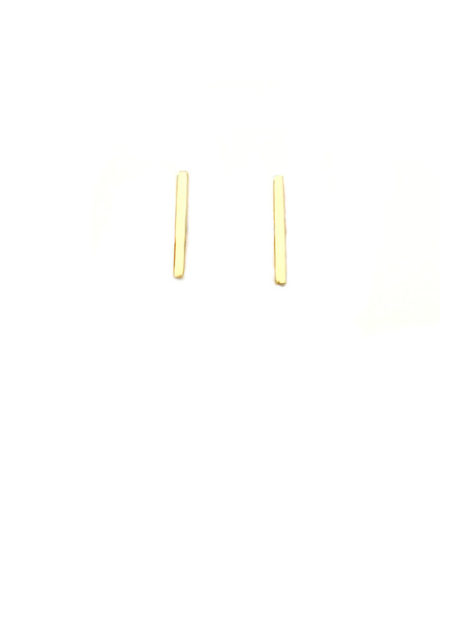 Sleek Bar Posts | Silver Gold Plated Studs Earrings | Light Years