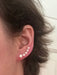 Row of Stars Ear Climber Earrings | Sterling Silver | Light Years