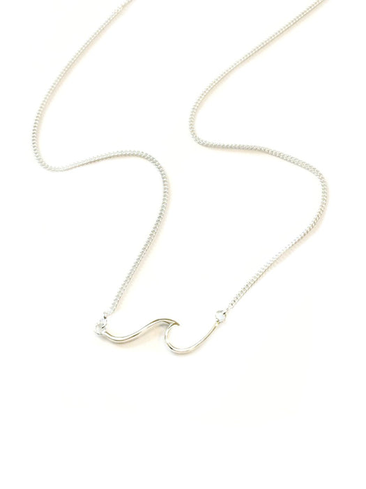 Ocean Wave Necklace | Sterling Silver 16-18" | Light Years Jewelry